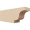Ekena Millwork 4in. W x 6in. H x 16in. L Newport Woodgrain TimberThane Rafter Tail, Primed Tan RFTUR04X06X16NEWRCPR - alternate 1